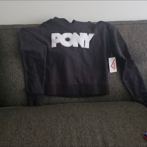 ❗️NWT, ‘PONY’ black, slightly cropped hoody❗️